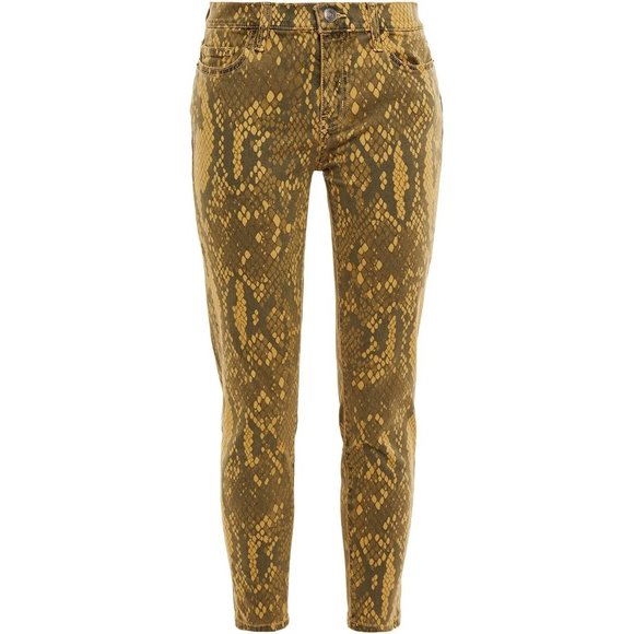 NWT Current | Elliott python print skinny crop jeans - Picture 11 of 16